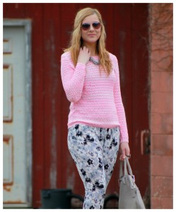 Floral Pants Outfit Post