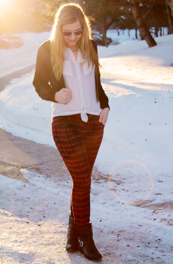 Patterned Pants outfit