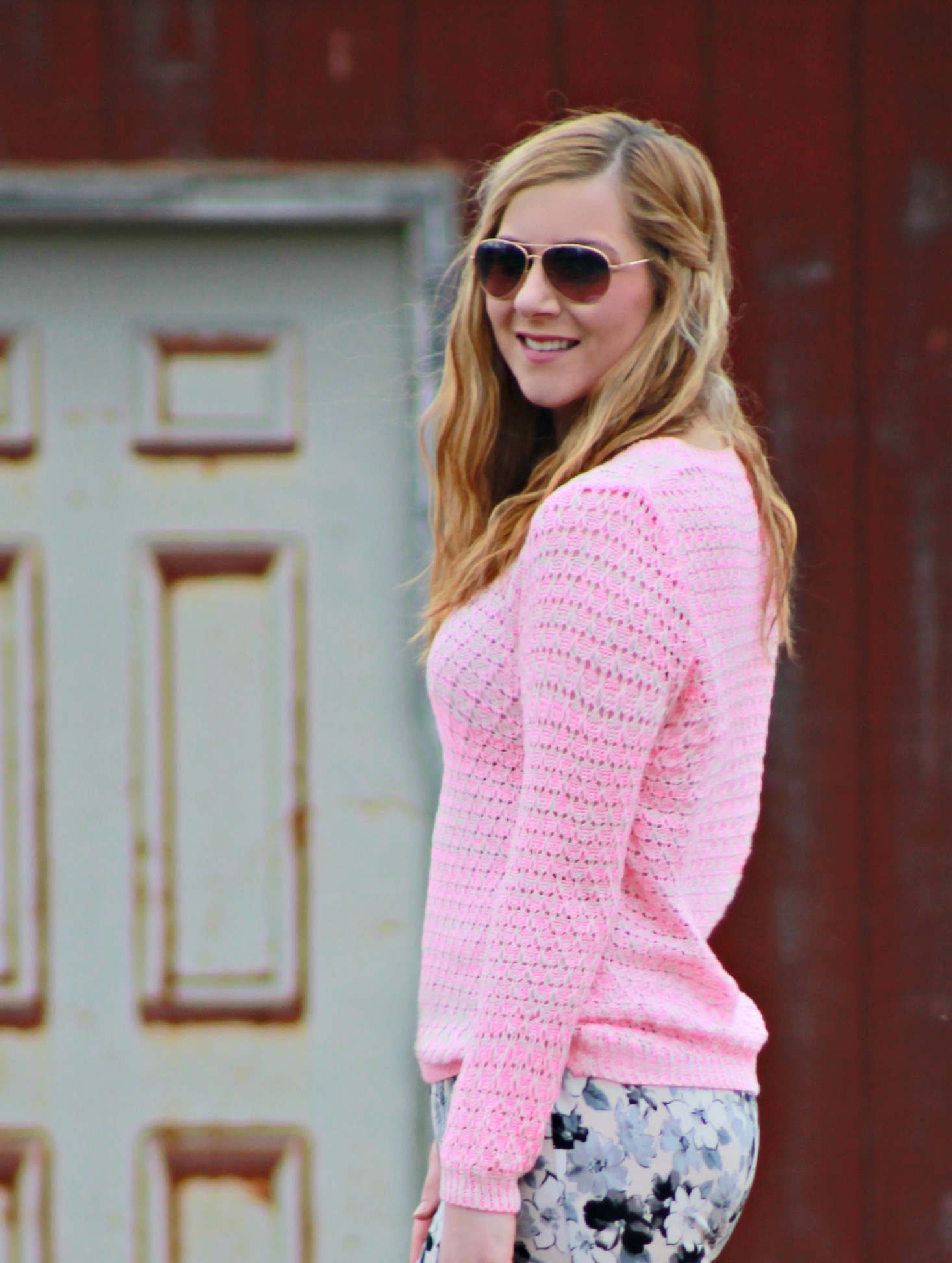 Neon Pink Sweater Rachel S Lookbook