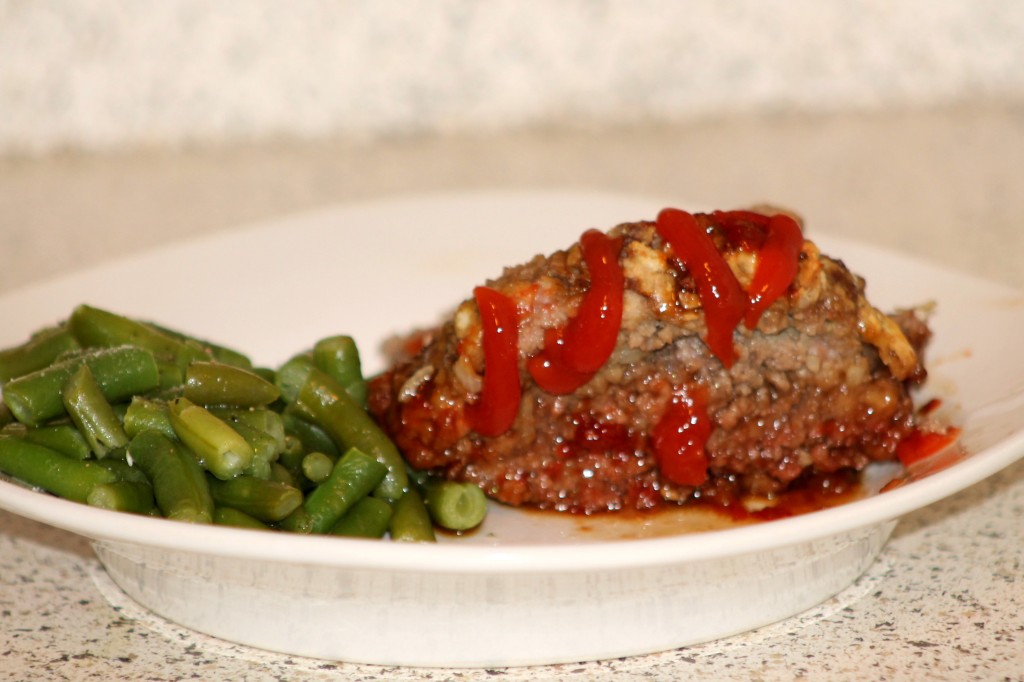 meat loaf + green beans