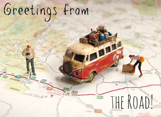 Greetings from The Road_Road Trip PostCard