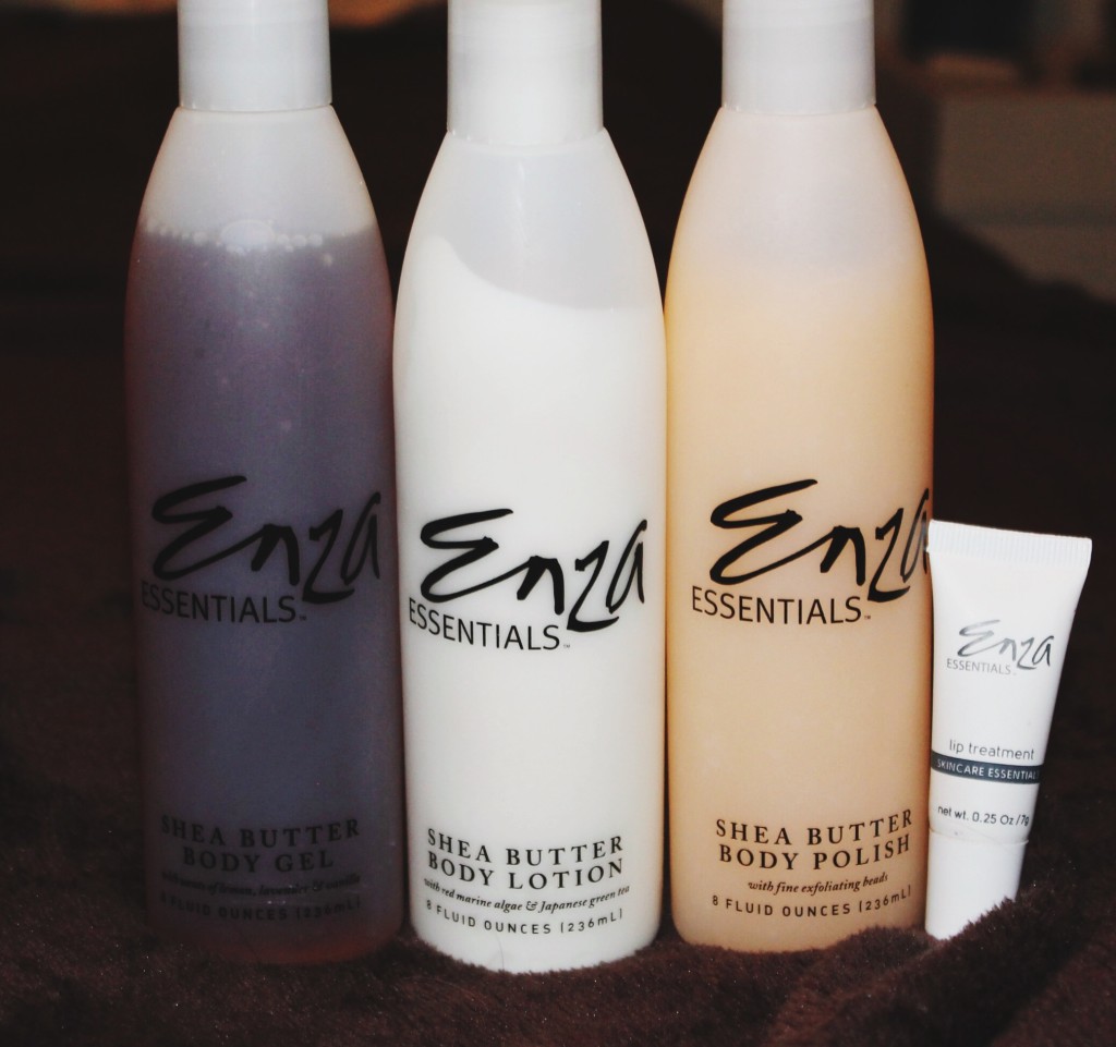 Enza Essentials: Shea Body Butter Polish, Gel, Lotion and Lip Treatment