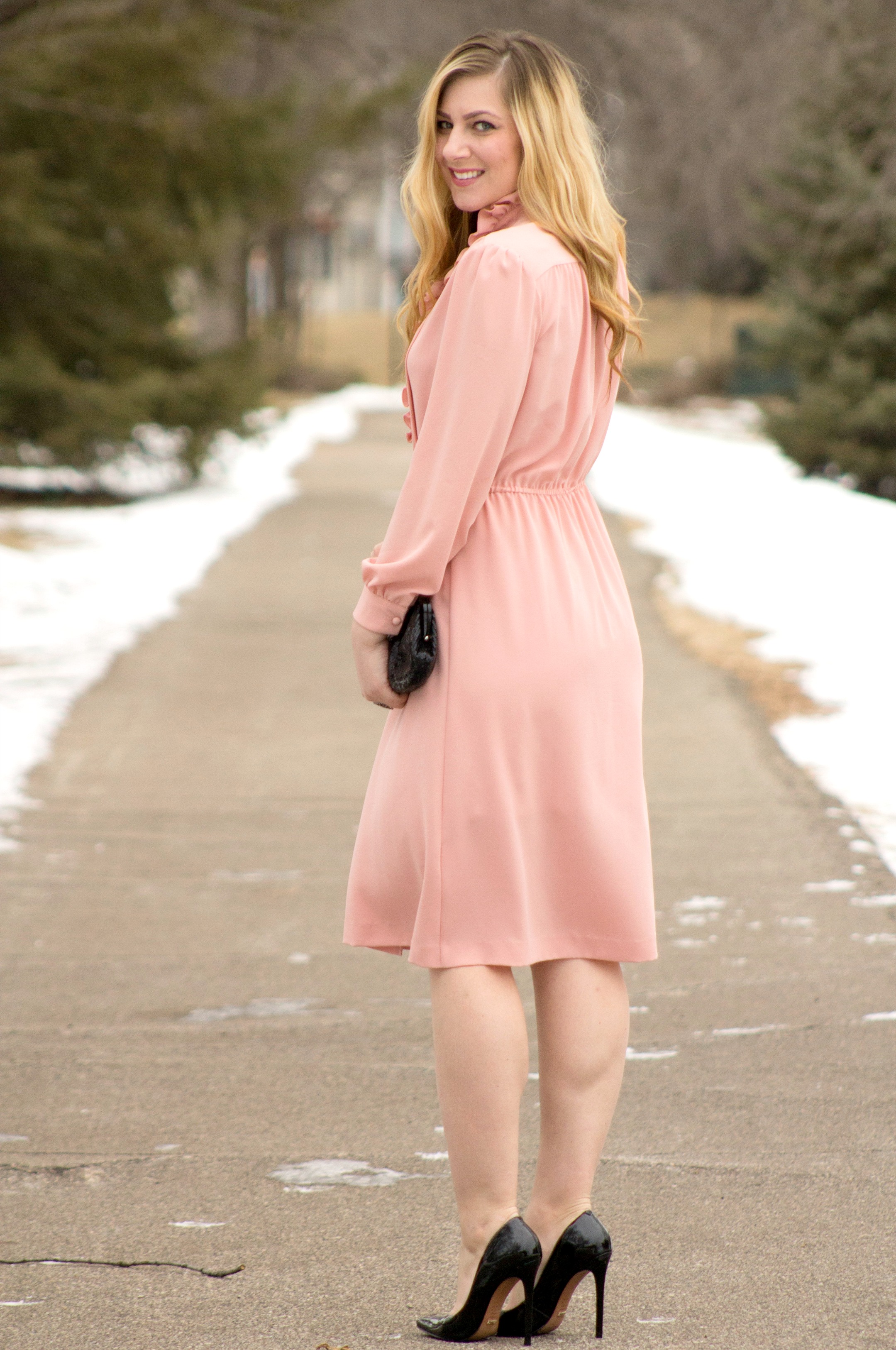 What Colour Jacket Goes With Blush Pink Dress