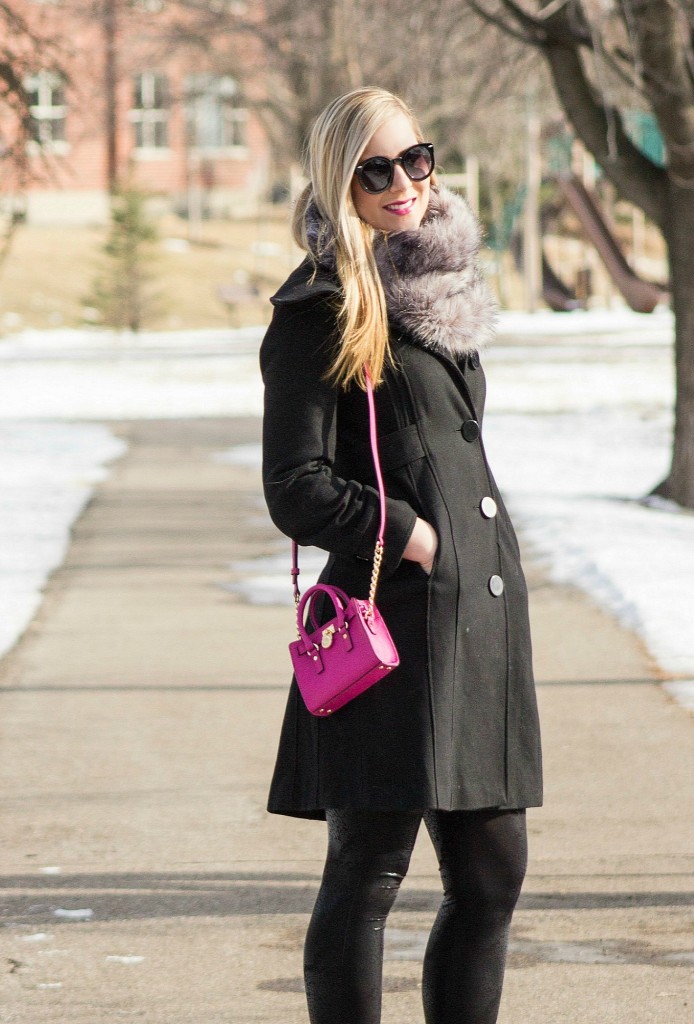 winter outfit_mini pink bag