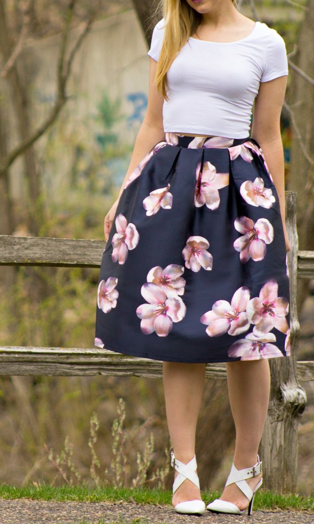 Floral Midi Skirt + Crop Top  Rachel's Lookbook