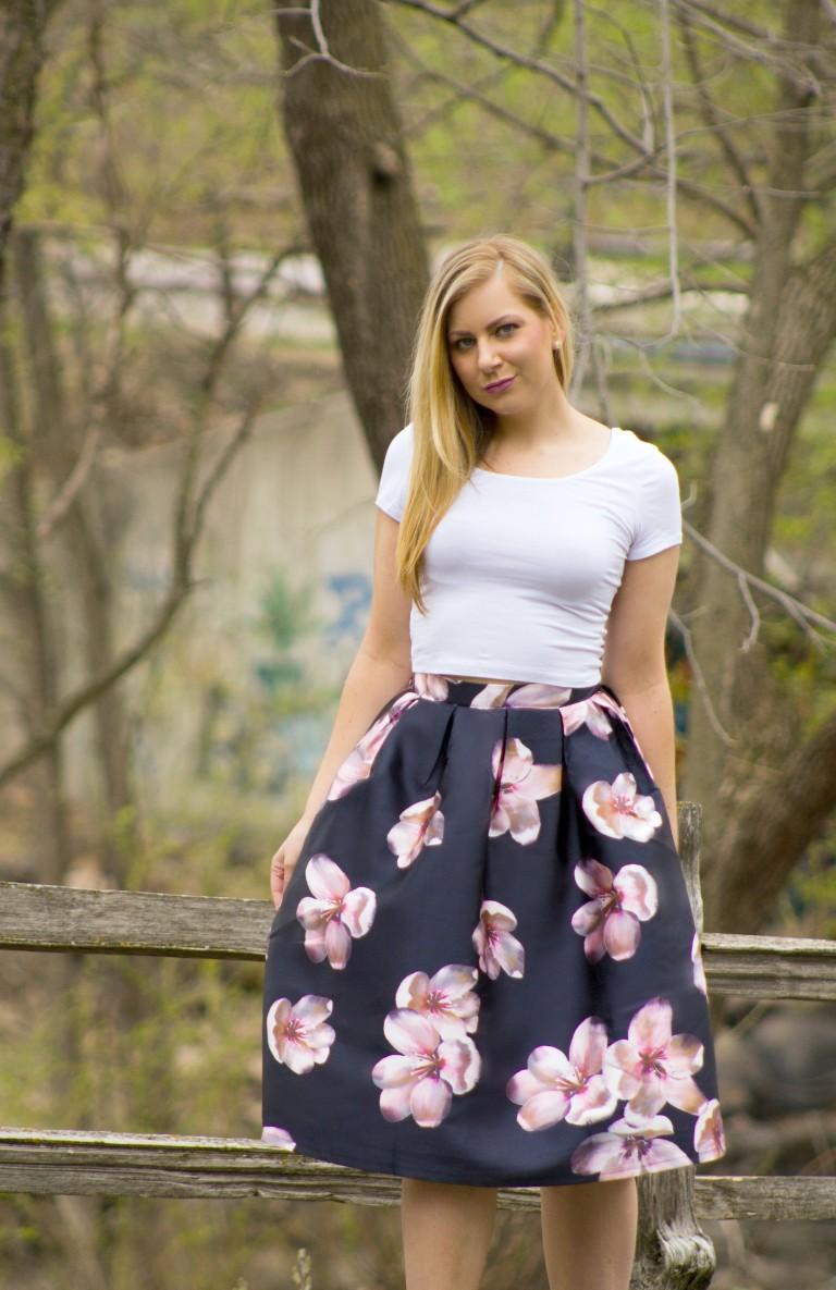 Floral Midi Skirt Rachel's Lookbook