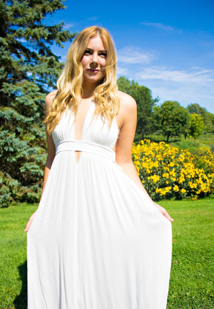 White Maxi Dress Summer Style