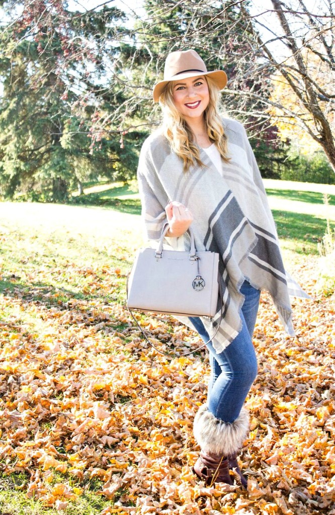 Fall poncho