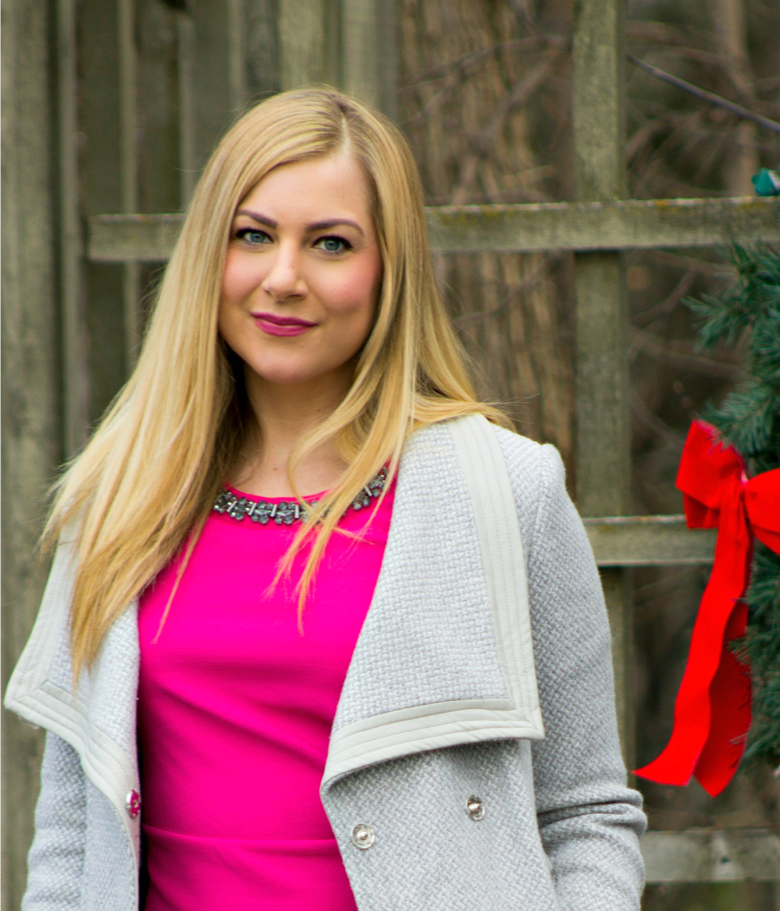 Holiday Party Style - Hot Pink Dress