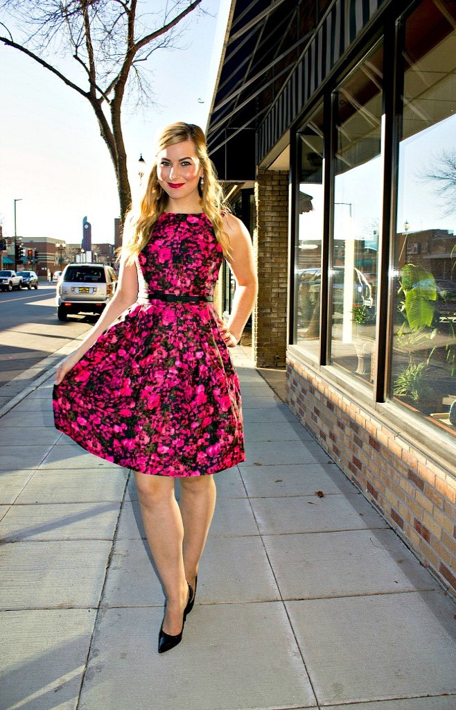 Jessica Howard Floral Print Dress
