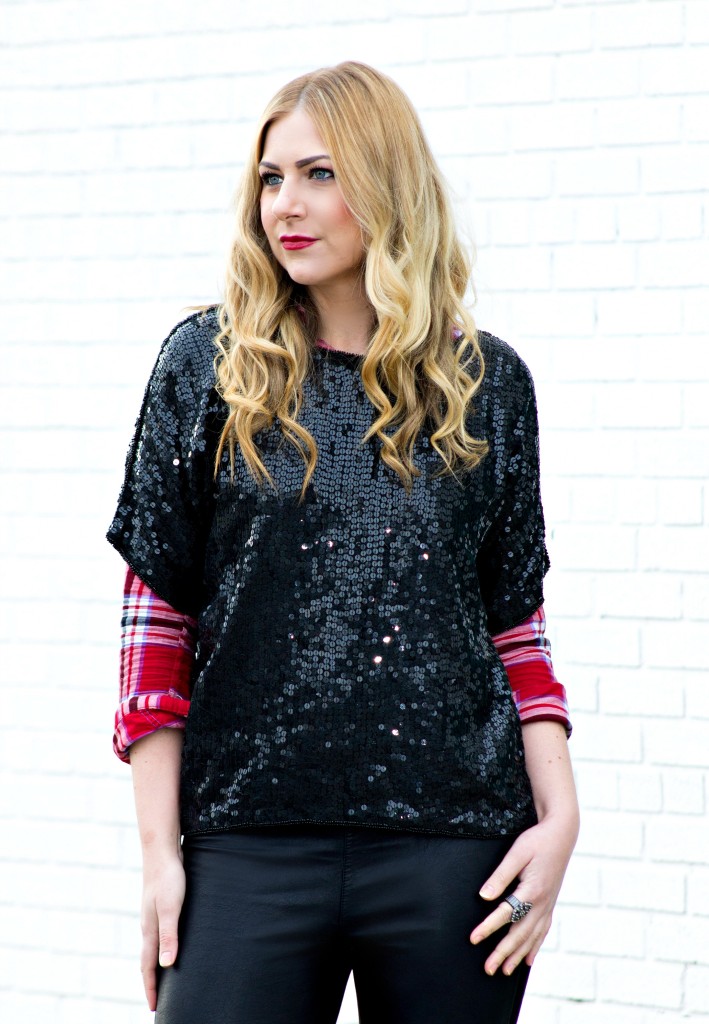 Vintage Sequin Shirt Style