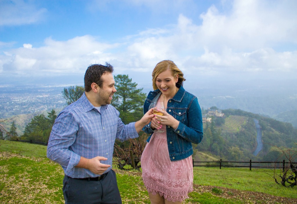 Raining during our engagement