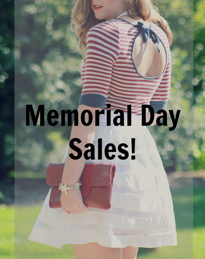 Memorial Day Sales 2016