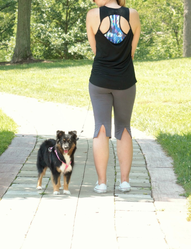 Emma going for a walk