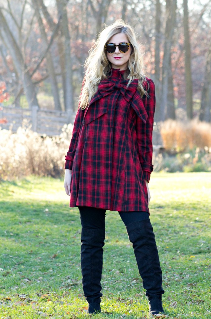red-plaid-dress-with-a-bow