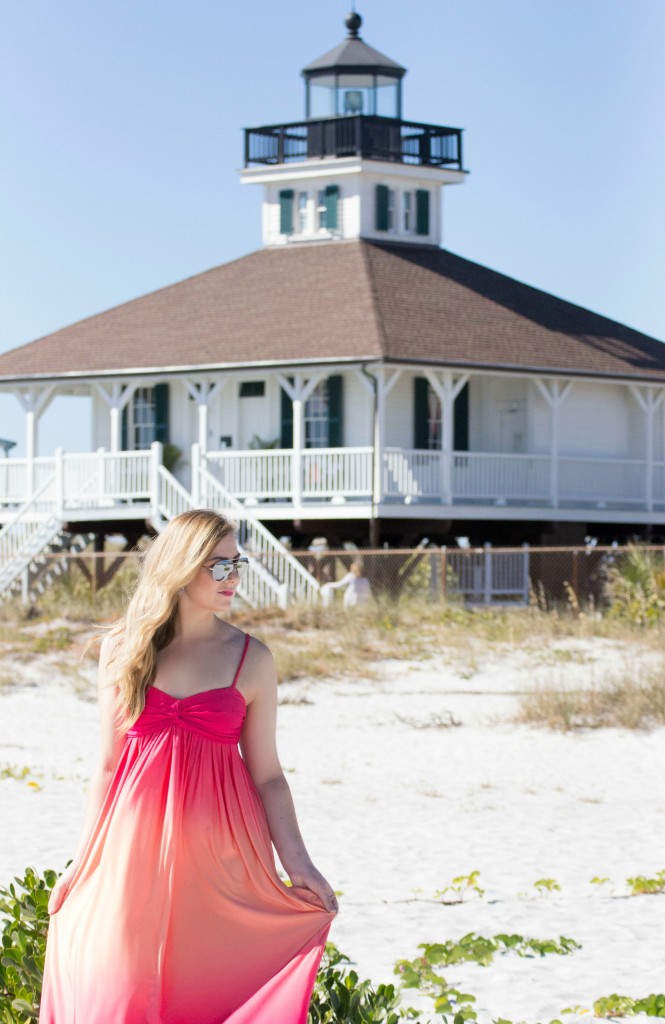 Ombre Dress on the beach