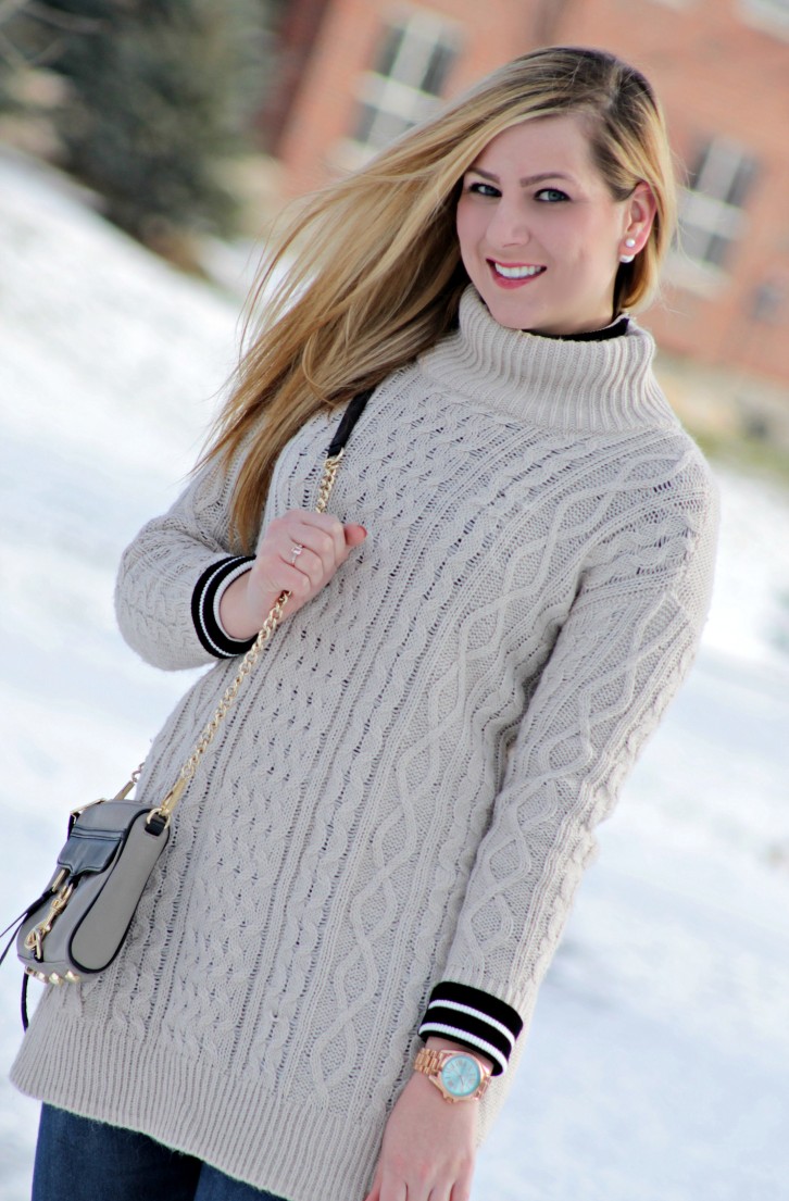 Oversized Sweater + Turtleneck Layers & a Giveaway! - Rachel's Lookbook
