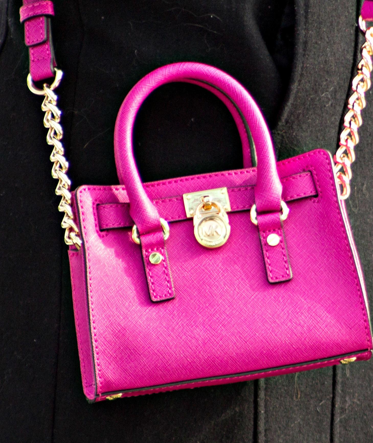 MK hot pink purse