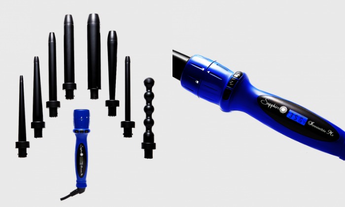 Sapphire 8 in 1 Curling Wand from Irresistable Me