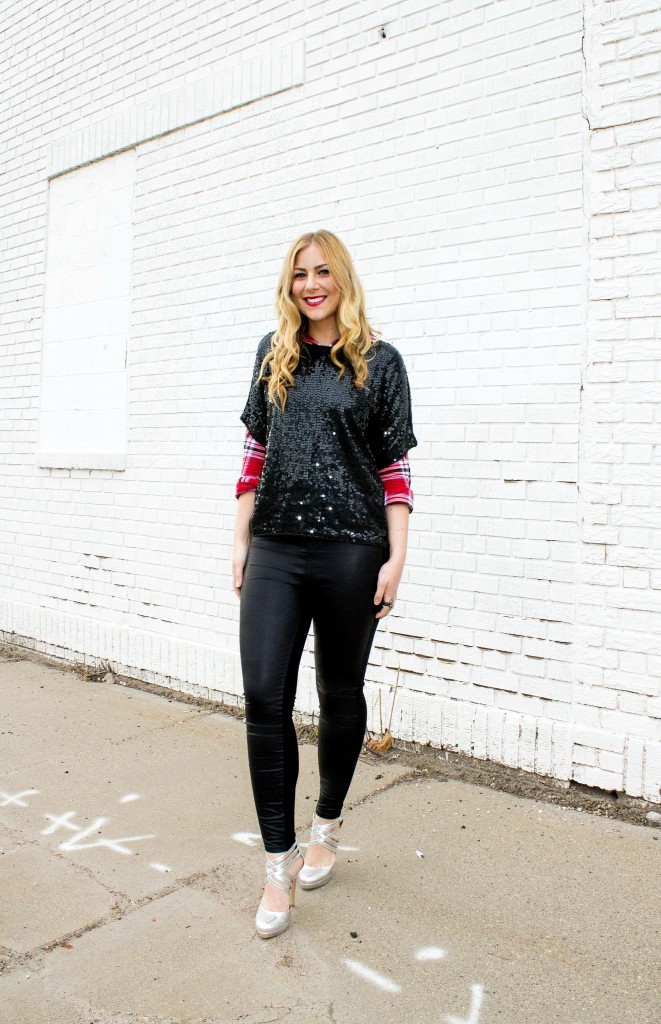 Vintage Sequin Shirt - Holiday style