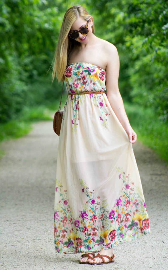 floral maxi dress summer